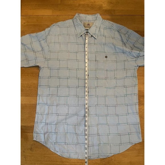 The Territory Ahead Shirt Mens X Large Blue‎ Multicolor Window Pane Long Sleeve - Picture 3 of 5
